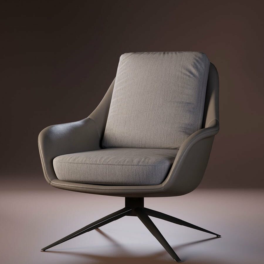 Rotating lounge chair