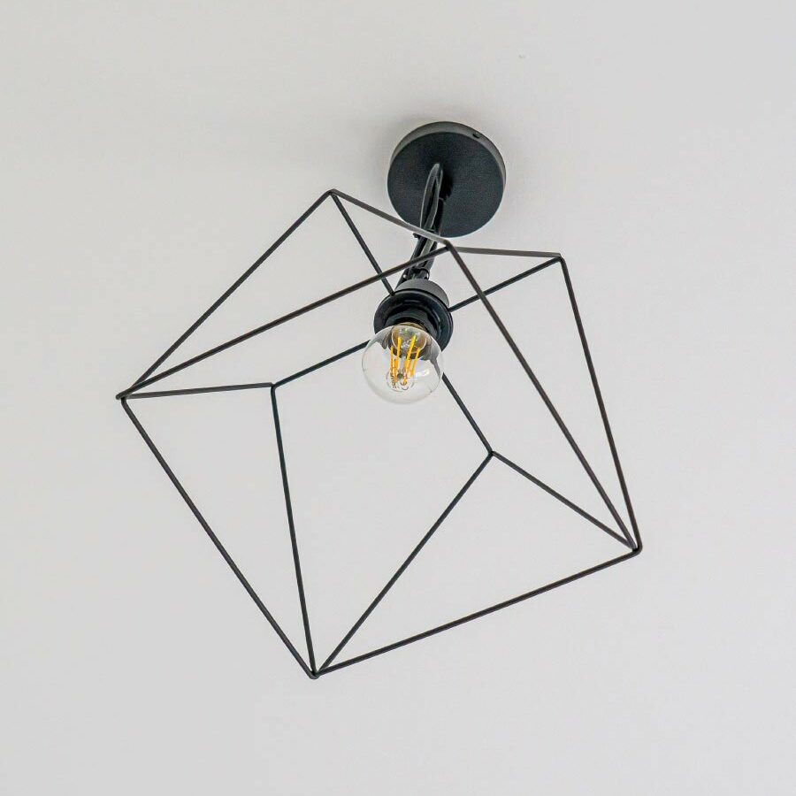 Framed ceiling lamp